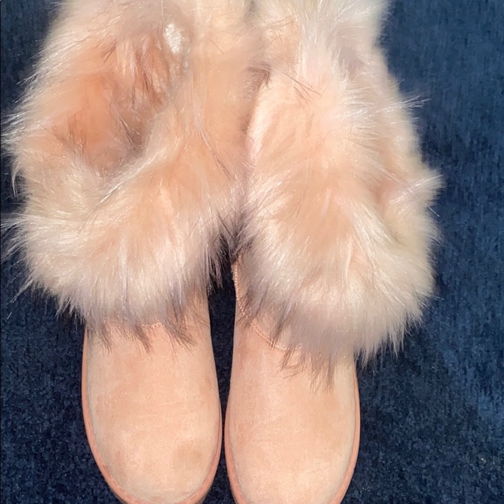 Pink boots